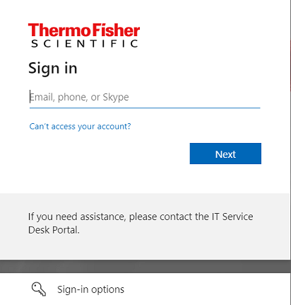 ThermoFisher SharePoint Login