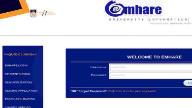 www emhare uz ac zw student login
